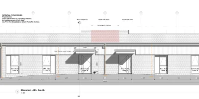 Elevation - B1- South